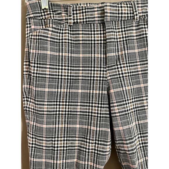 Old Navy Pixie Skinny Pants Women’s Plaid Size 6 Stretch Office Career Preppy - Picture 3 of 6